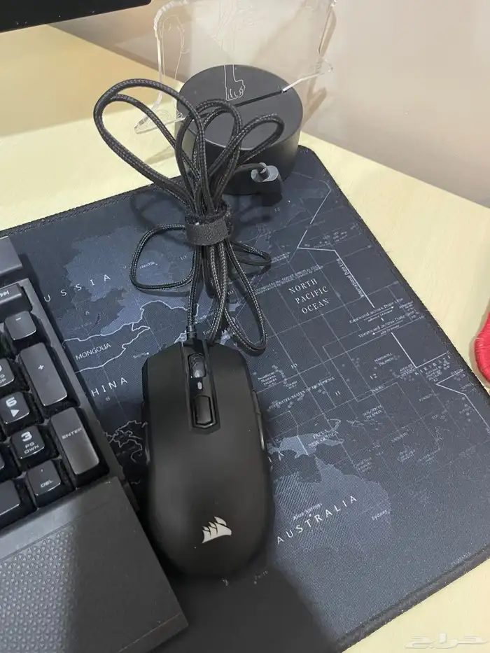 شاشة BenQ 27   كيبورد و ماوس Corsair   حالة ممتازة وجديدة 3