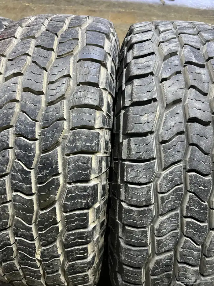كفرات كوبر نص حجري مقاس 285 75 16 19