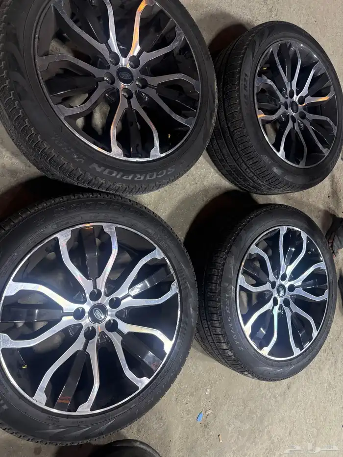 كفرات رنج روفر مقاس 275 45 21 منزله من موتر اخت الجدد 10