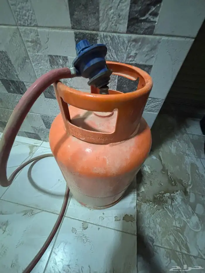 للبيع اسطوانة غاز مع محول وهوز 0