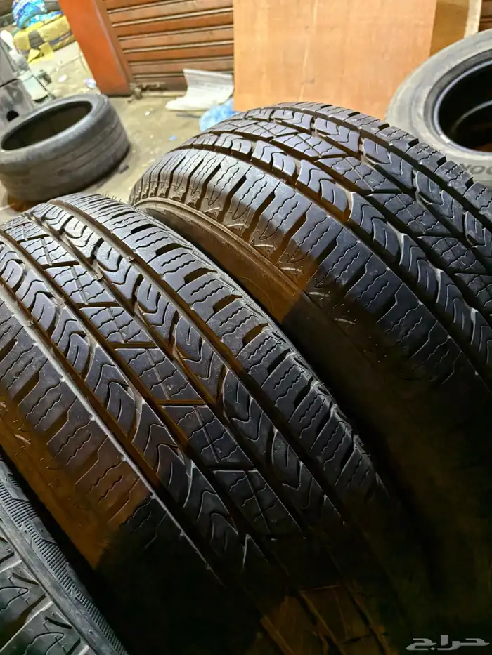 كفرات اكس دبيشن255 70 18شبه جديده نكسن كوري 5