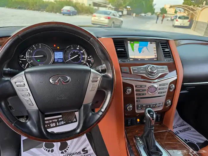 انفينتي QX80 موديل 2019 وارد امريكي موجودة بدبي 6