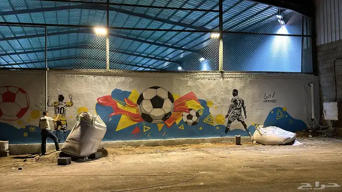 رسم ملاعب كرة قدم جداريات كرة قدم 5