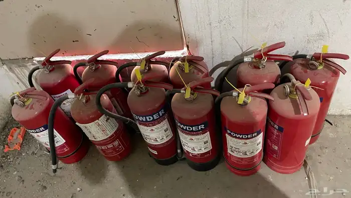 طفايات حريق شبه جديدة 0