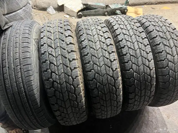 جنوط نيسان فتك حديد مقاس 16 مع كفرات اخو الجديد 33