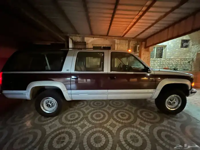 جمس موديل 94 ألون عنابي فضي فل كامل ملكي دبل مكينه 350 شرط 1