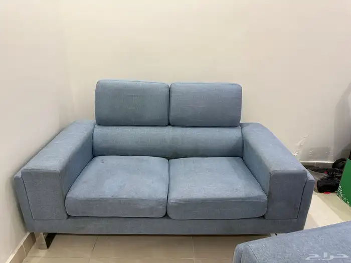 طقم كنب ايكيا نظيف بحالة ممتازة 1