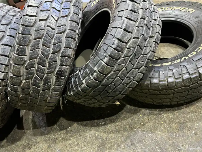 كفرات كوبر نص حجري مقاس 285 75 16 12