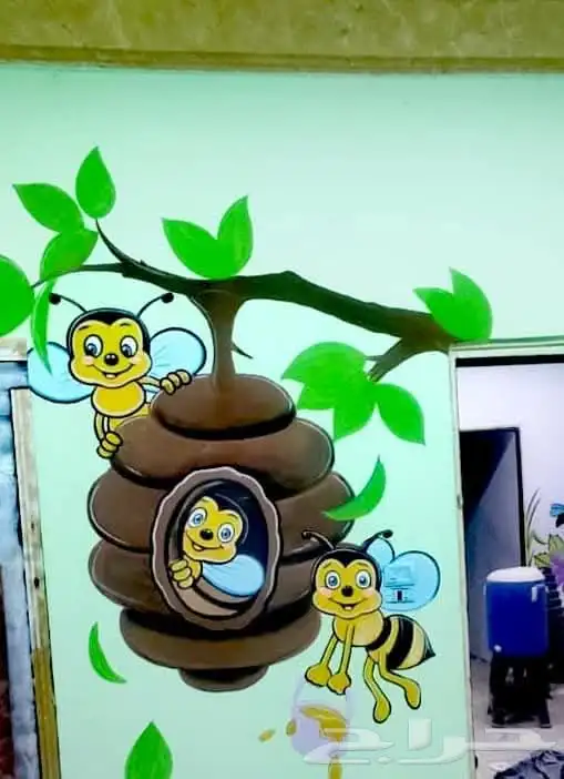 رسام جرافيتي و ديكور مسرح و رسم بلاك لايت و نحات نحت بارز 4