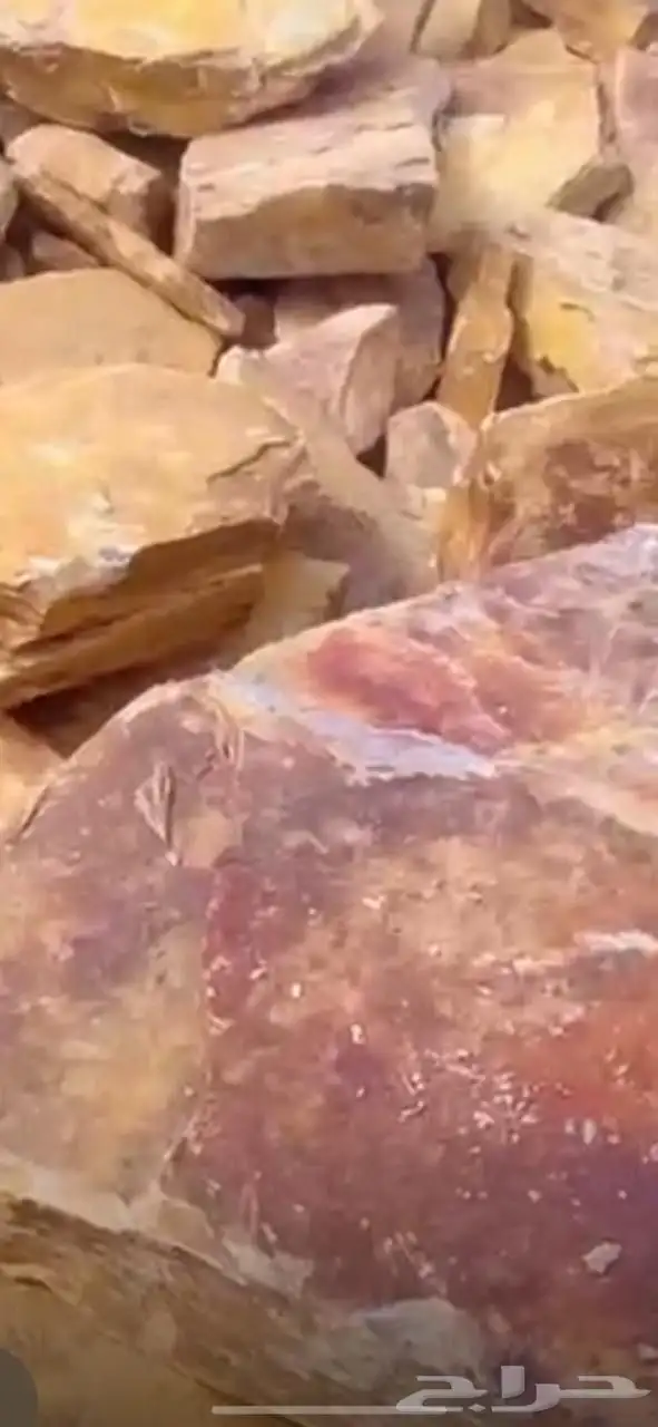 حجر تلبيس ربربه بنى يدوي 3