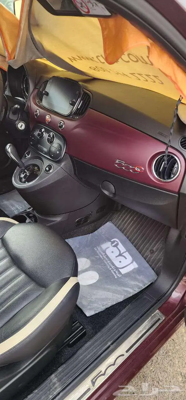 للبيع فيات 500 2020 شبه جديد 8