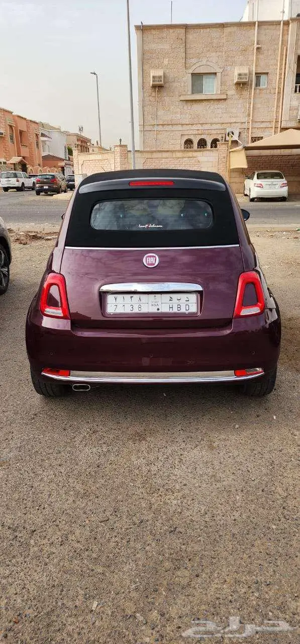للبيع فيات 500 2020 شبه جديد 7