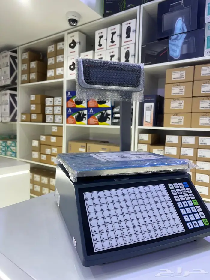 كاشير لمس درج نقود ميزان باركود قارئ باركود طابعة فواتير 3