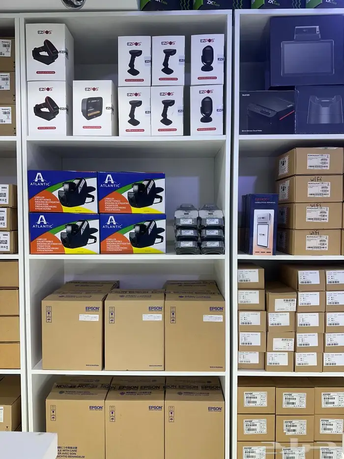 كاشير لمس درج نقود ميزان باركود قارئ باركود طابعة فواتير 8