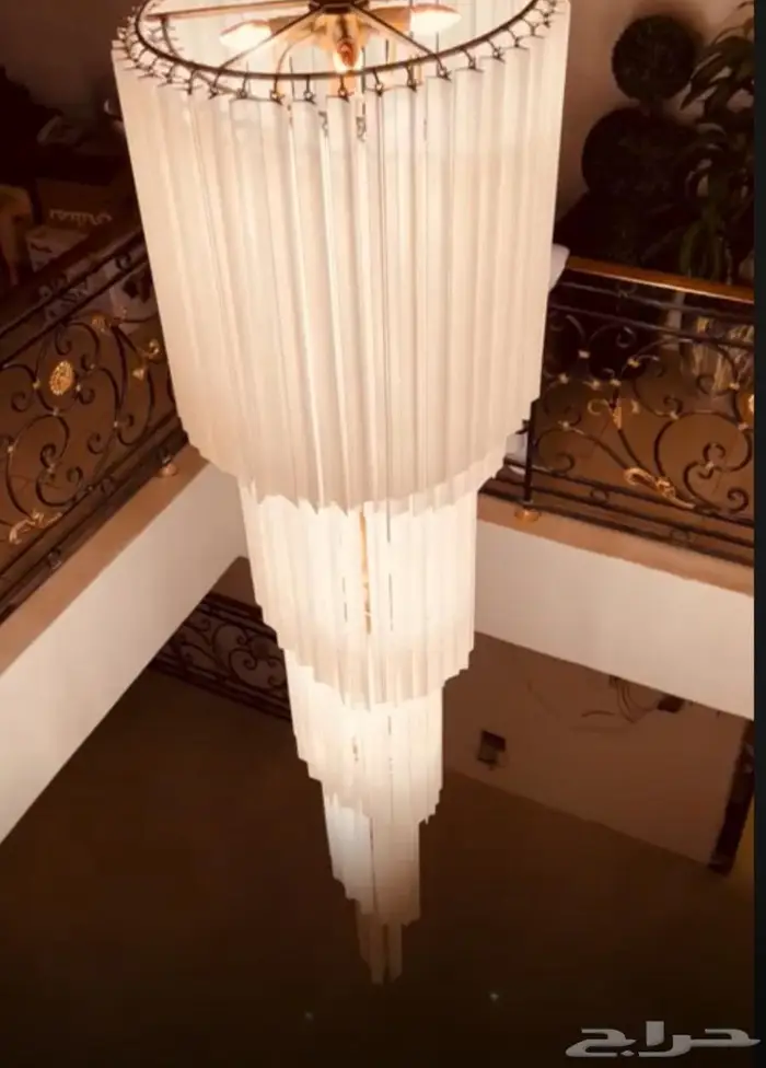 ثريا فاخره تعليق من سقف السطح للدور الأرضي 5