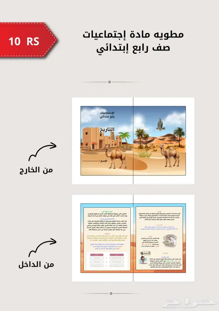مطويات مادة الإجتماعيات صف رابع 0