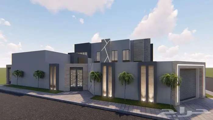 تصميم واجهات وخارجي ثري دي 3d 4