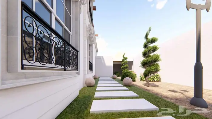 تصميم واجهات وخارجي ثري دي 3d 6