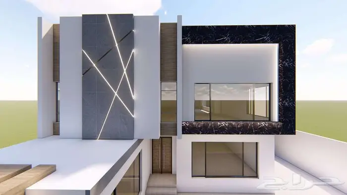 تصميم واجهات وخارجي ثري دي 3d 14