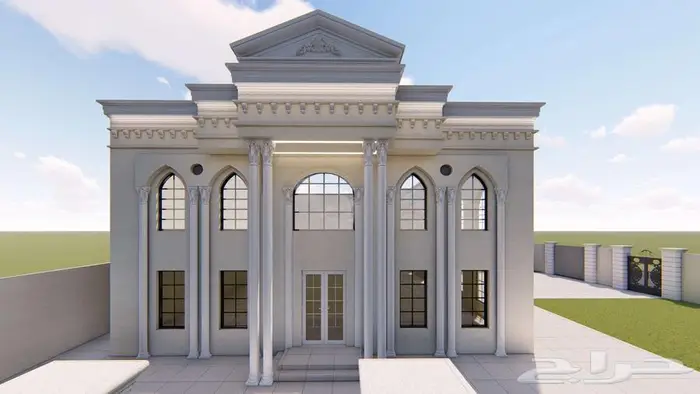 تصميم واجهات وخارجي ثري دي 3d 18