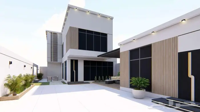 تصميم واجهات وخارجي ثري دي 3d 20