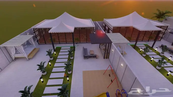 تصميم واجهات وخارجي ثري دي 3d 24