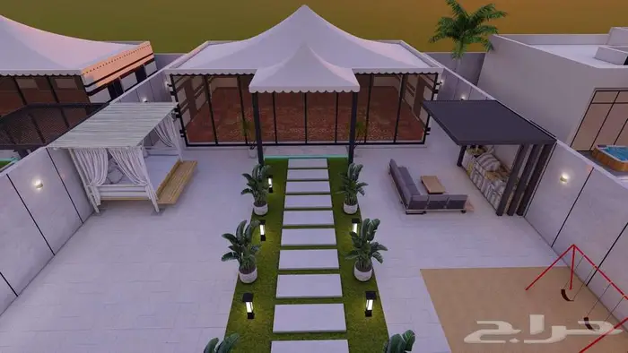 تصميم واجهات وخارجي ثري دي 3d 27