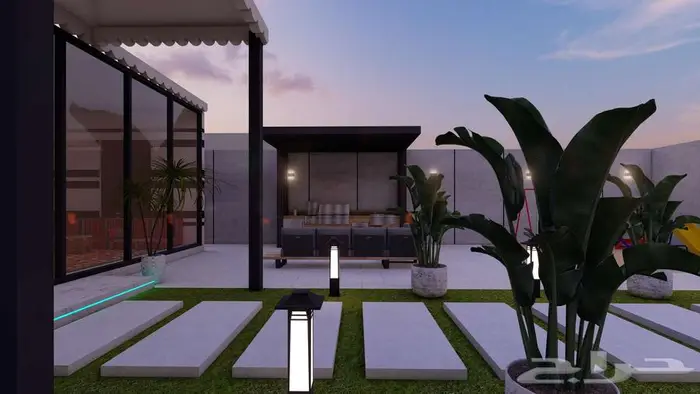 تصميم واجهات وخارجي ثري دي 3d 30