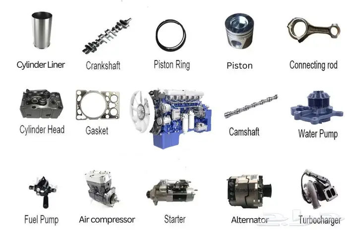 Engine Parts قطع غيار محرك Weichai WP12.460 أصلية وكاملة 0