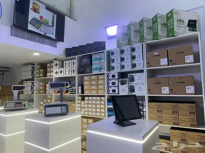 كاشير لمس درج نقود ميزان باركود قارئ باركود طابعة فواتير 6