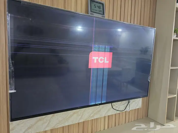 شاشة TCL 75 بوصة ( مكسوره ) 2