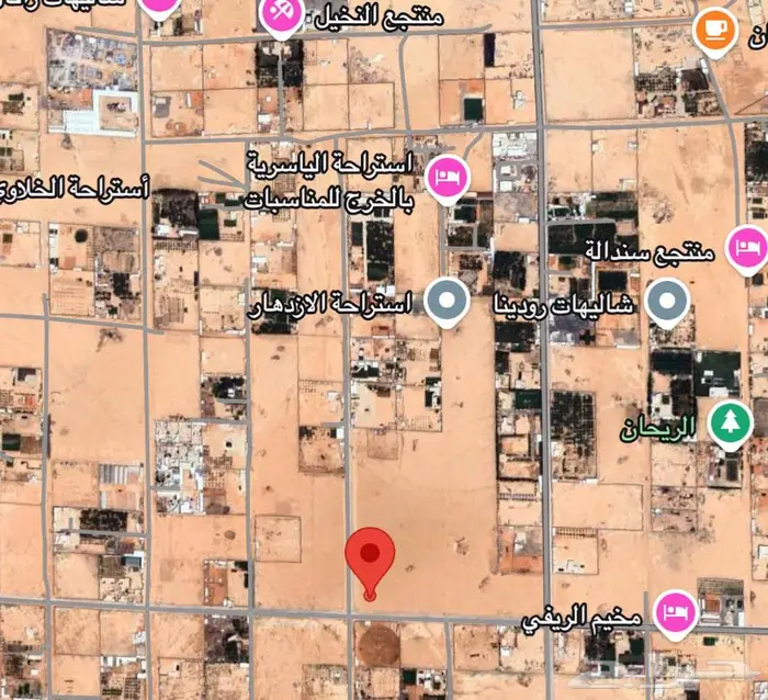 ارض للبيع حي الريحان 0