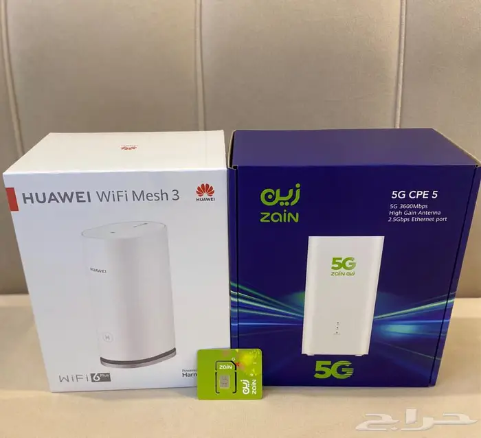 عرض الموسم شريحة 5G زين متنقلة   راوتر ومقوي واشتراكات 0