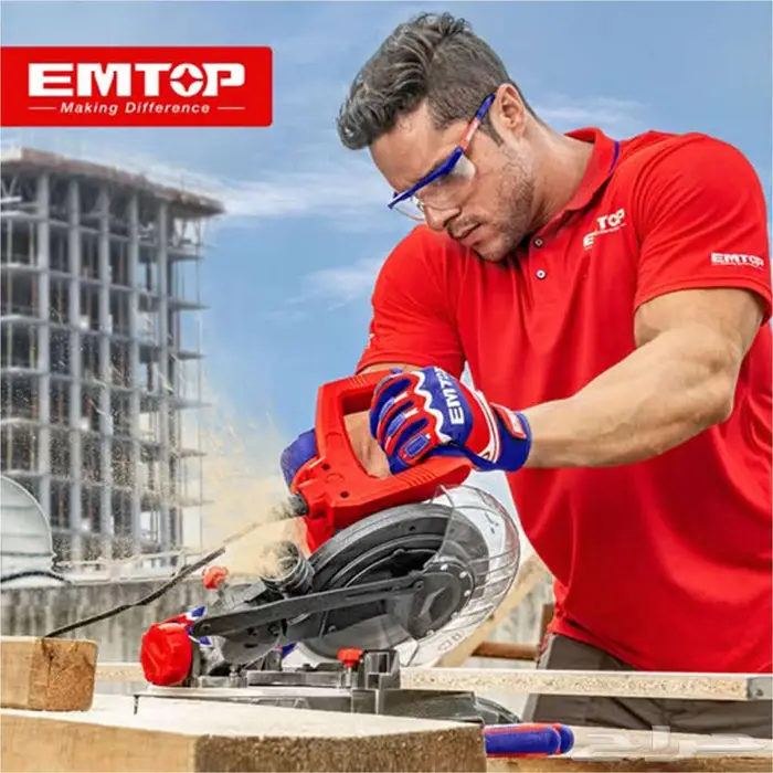 منشار زاوية EMTOP 1800 واط   دقة عالية 2