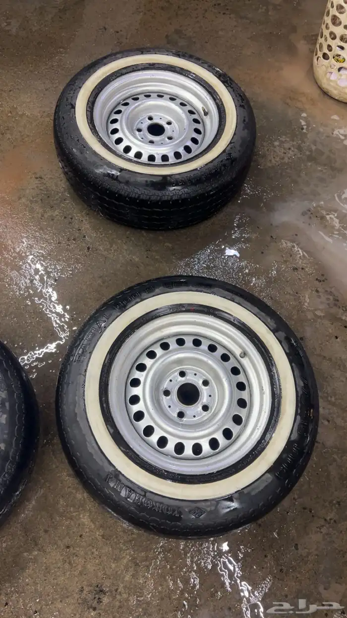 4 جنوط مرسيدس بكفراتها 1