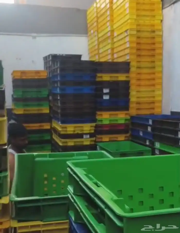 سلات بلاستيك للخضار والتمور 0