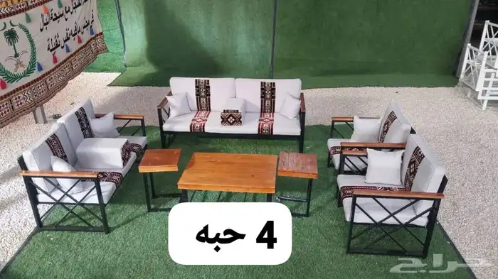 جلسات خارجية - كراسي حديد - كراسي خشب 17