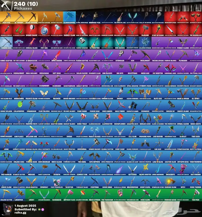 حساب فورت نايت طور الزومبي القديم و 210سكن 2