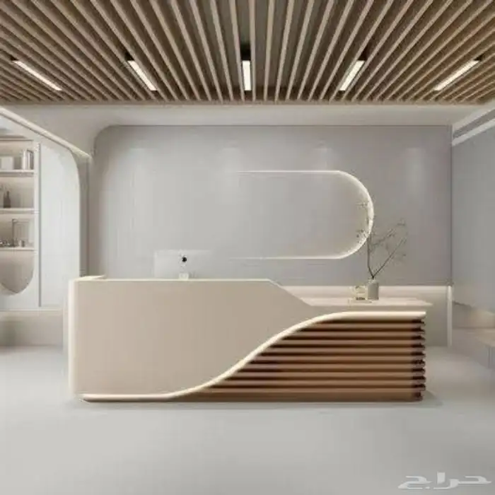 كاونتر استقبال - ريسبشن استقبال - ديكور استقبال 0