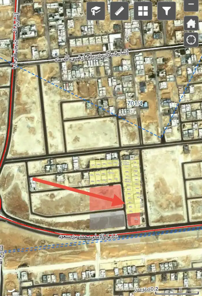 للبيع ارض حي القدس ( ج ) الاحساء موقع مميز ومدخل سهل 2