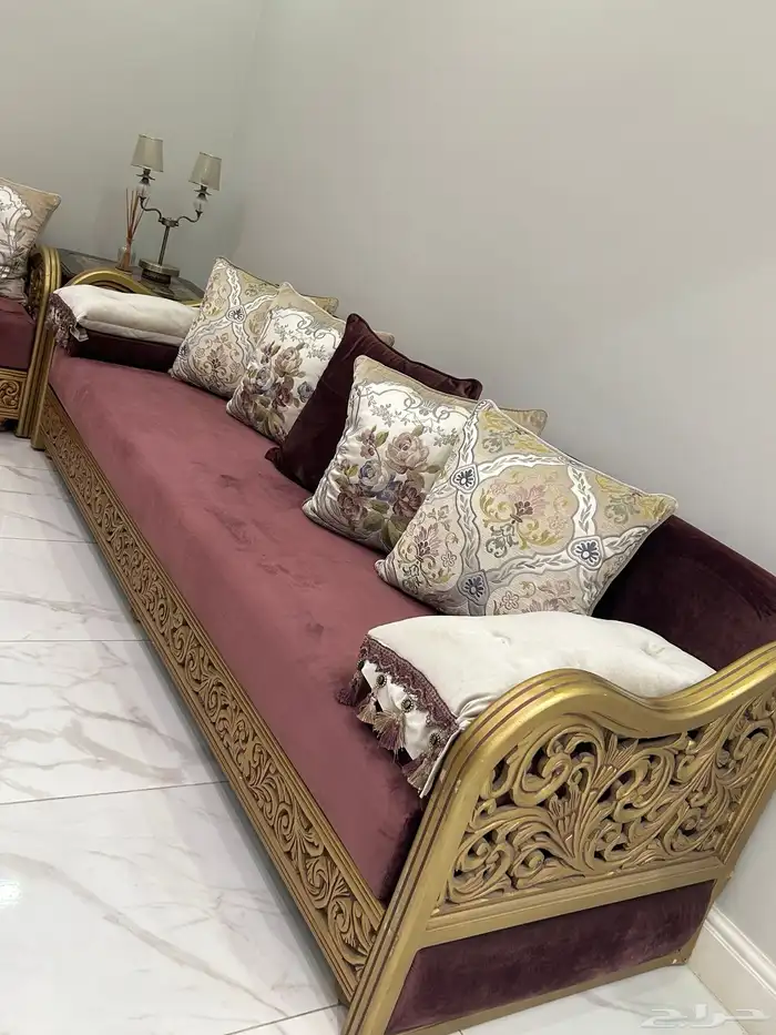 كنب متصل حرف L 5 4 للبيع 1