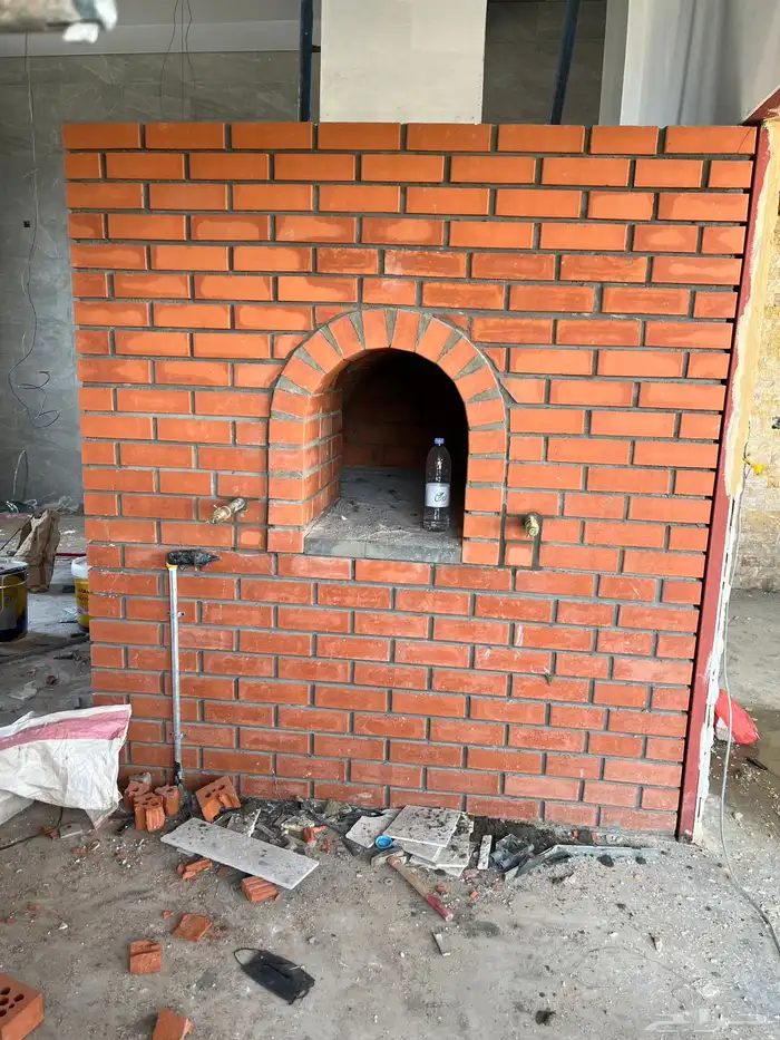 عمل مشب رخام ومشب بلوك الحمر مخابز شويات عمل أحمد باكستاني 1