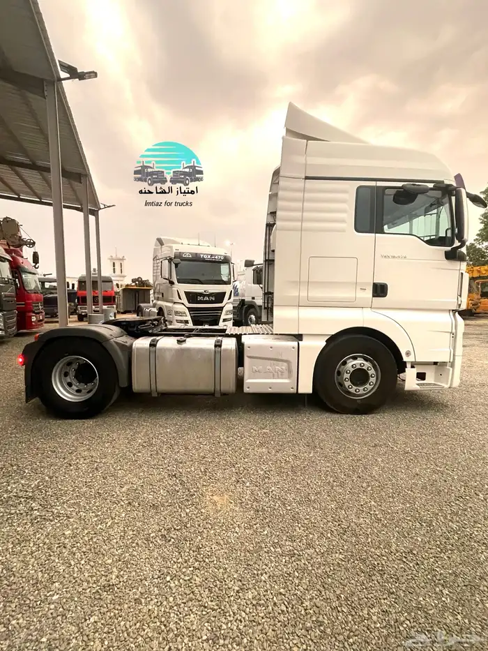 راس مان MAN TGX 18.470 بطاقة جمركية 2021 ( قير عايدي ) 3