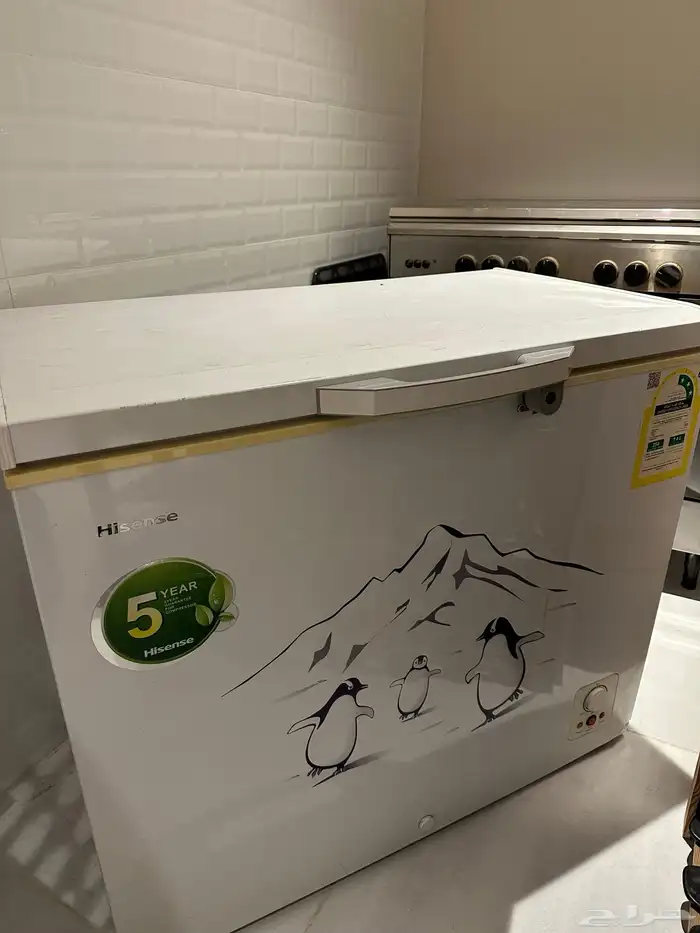 فريزر هايسنس وفرن جليم غاز كلها شبه جديدة للبيع 0