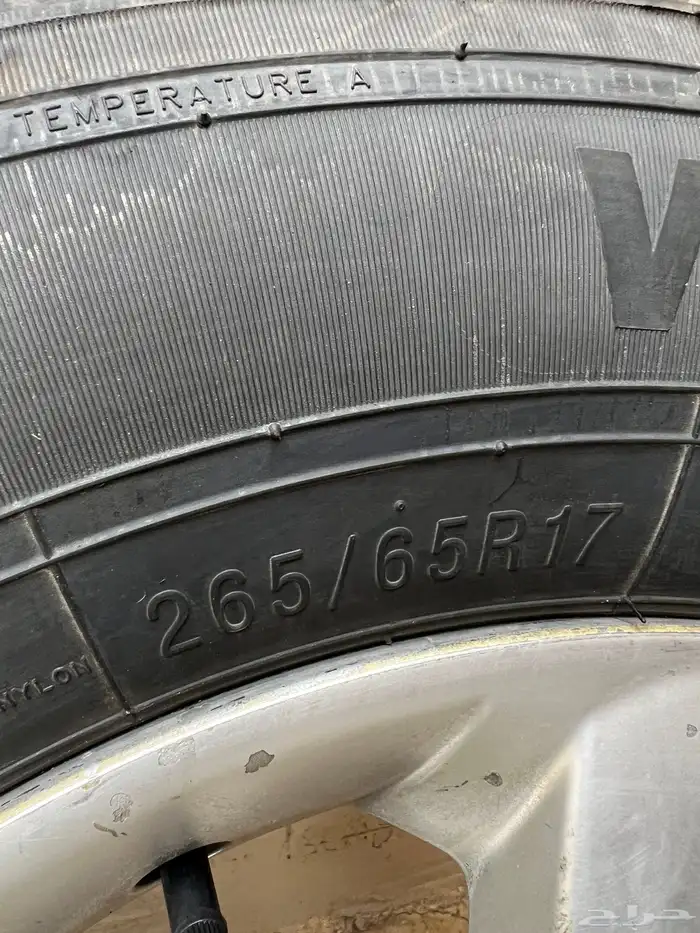 جنوط اصلي وكاله وطقم كفرات 2024 مقاس 17 5