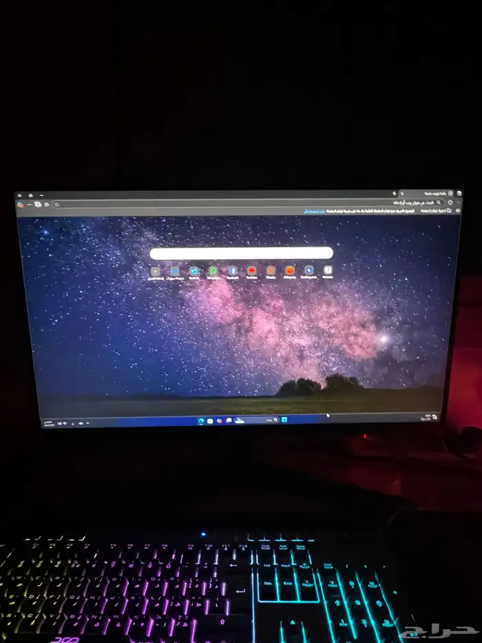 PC _ شاشة 27 بوصة LG _ماوس كيبورد 7