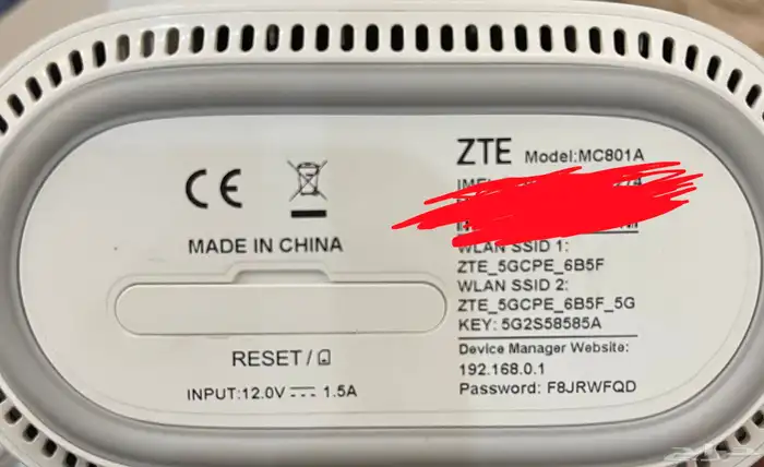 للبيع راوتر ZTE MC801A يدعم جميع الشبكات 2