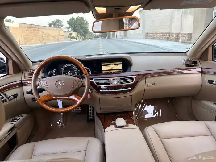 مرسيدس S350 مخزن ماشي 16 الف فقط بحاله الوكاله 37