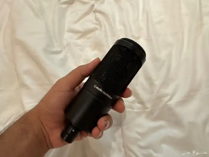 مايك Audio-Technica AT2020 مع مكسر بحالة ممتازة 0