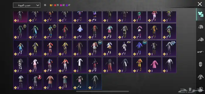 حساب ببجي للبيع الصامل 17